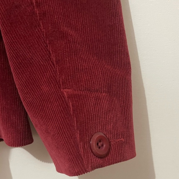L.L. Bean Women’s Petites Corduroy Blazer Fall Red Size 6P - Picture 6 of 7